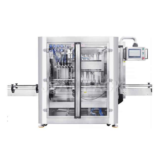 GT6T-6G(R) Automatic 6 Head Paste Bottle Filling Machine