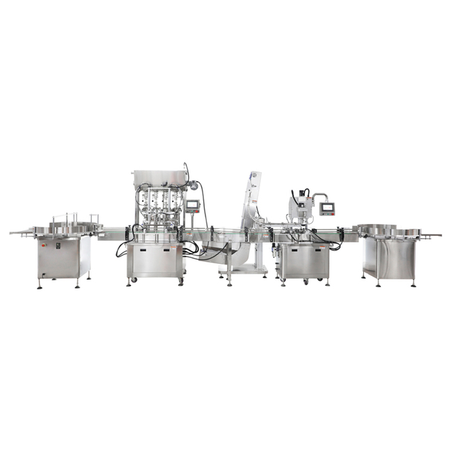 Automatic Bottle Filling Capping Machine
