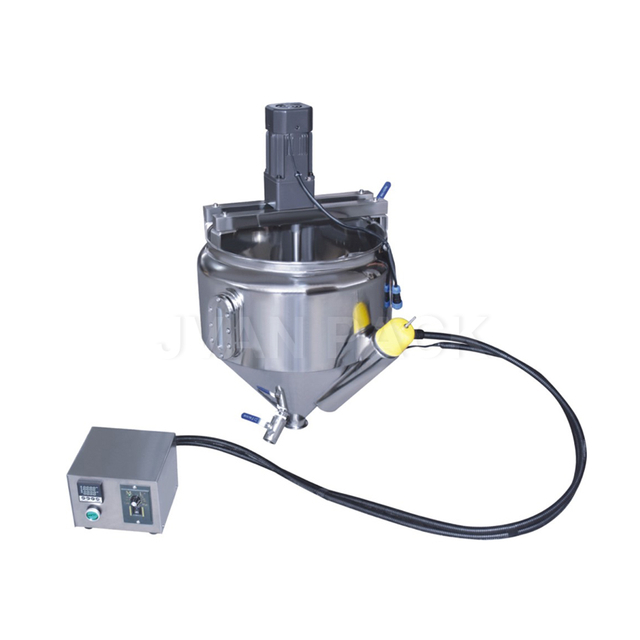 40L Stainless Steel Hopper with Mixer and Heater for Filling Machine