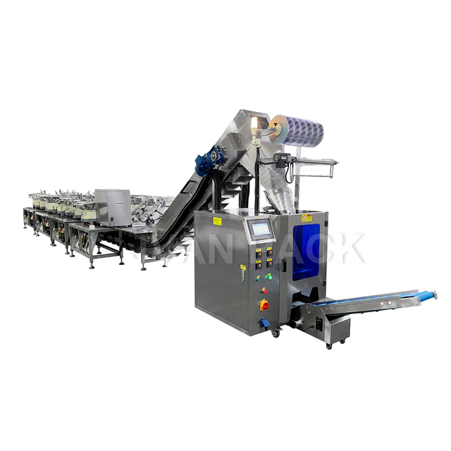 JP-320 Automatic Multi-vibrator Hardware Packing Machine